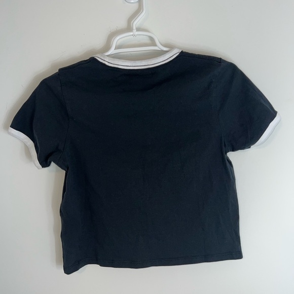 SOLD. CHNGE feminism Black Graphic Tee with White Trim - Picture 13 of 13